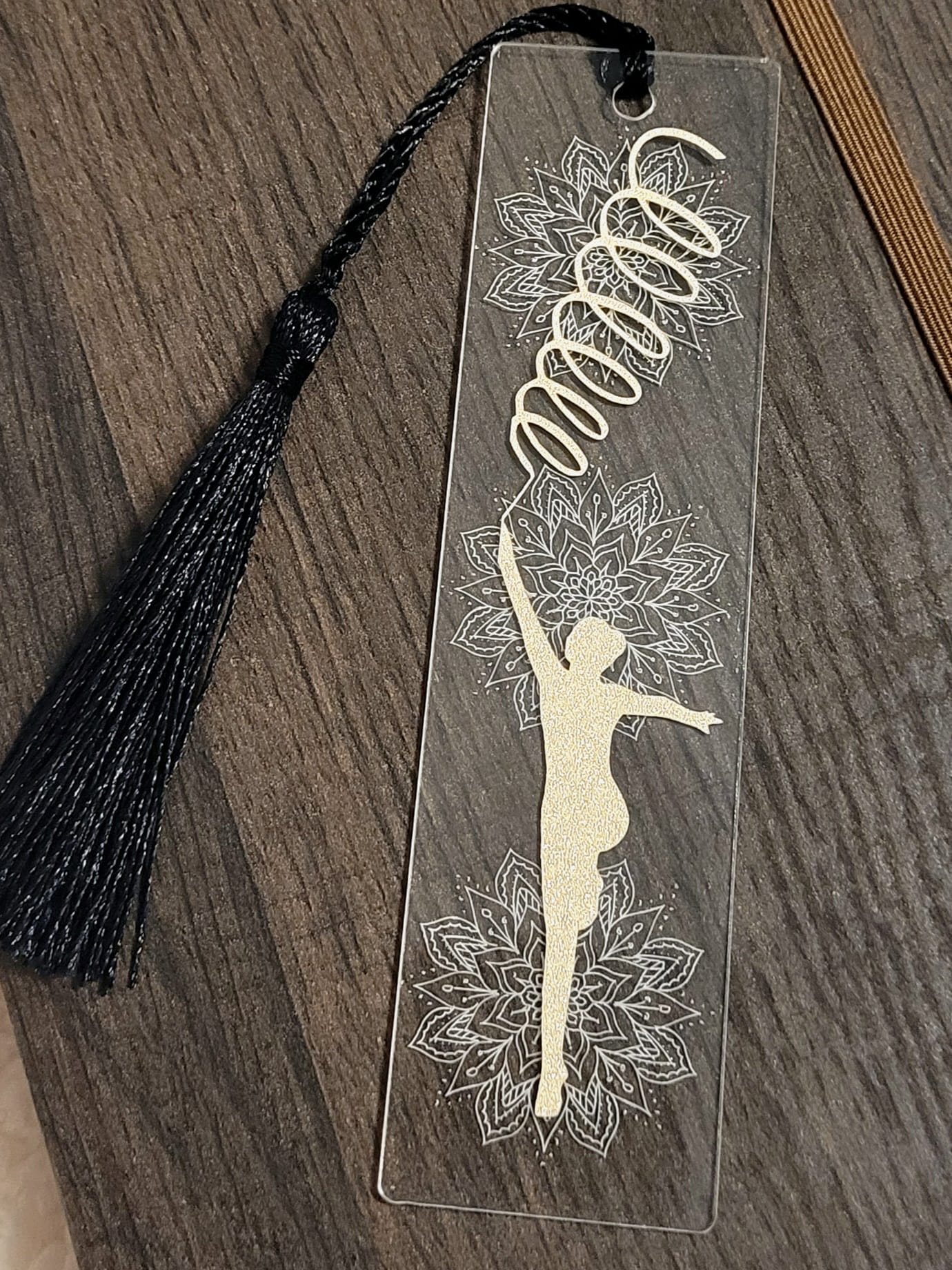 Rhythmic Gymnastics - Bookmark - engraved acrylic
