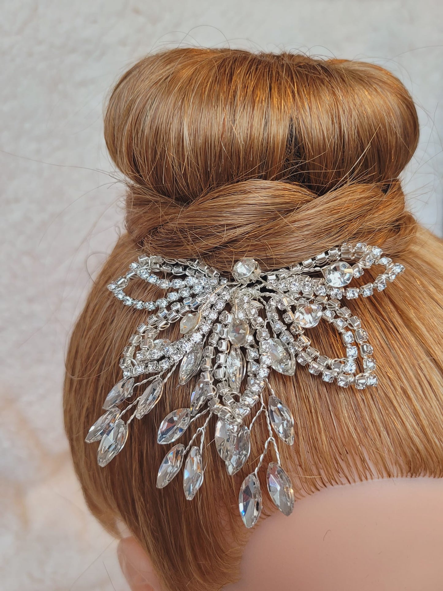 Gymnastique Rythmique - Epingle à chignon en strass - Fleurs perles de cristal