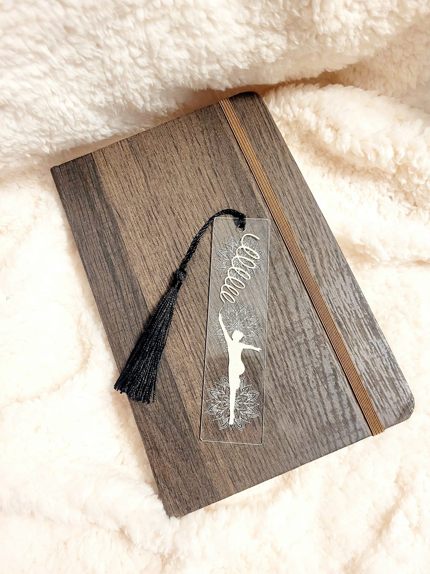 Rhythmic Gymnastics - Bookmark - engraved acrylic