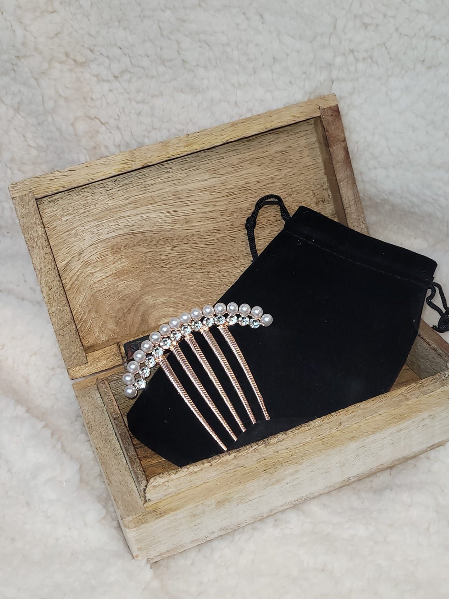 Gymnastique Rythmique - Peigne à chignon - Perles et Strass
