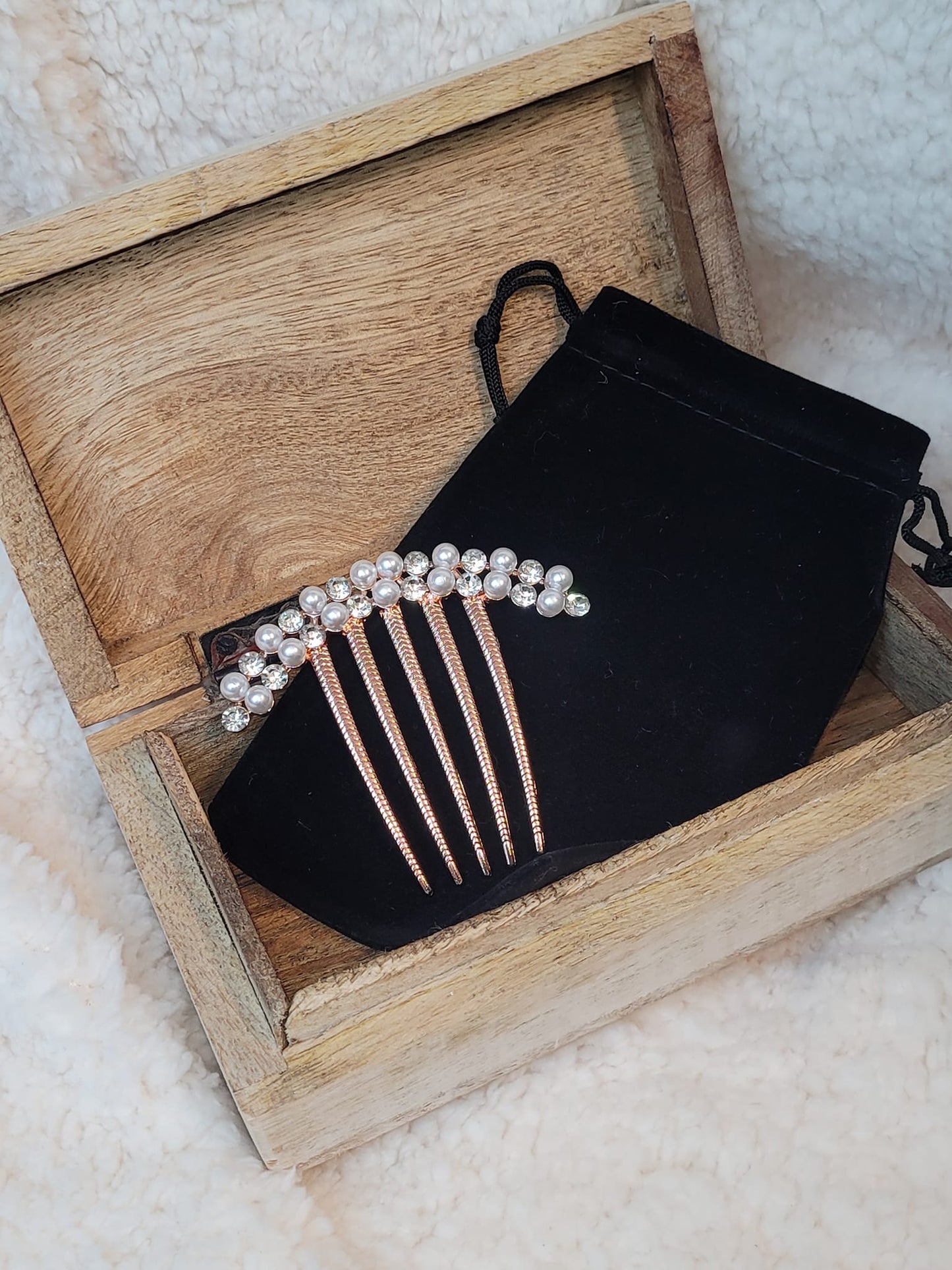 Gymnastique Rythmique - Peigne à chignon - Perles et Strass