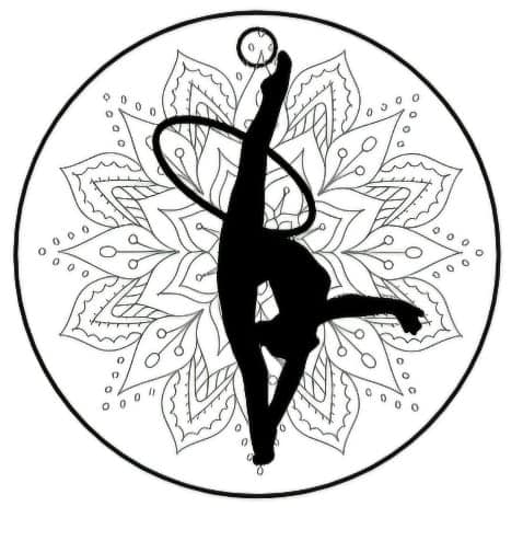 Gymnastique - Porte-clés gravé personnalisable