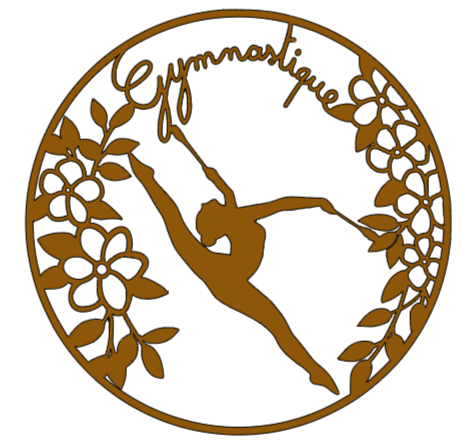 Rhythmic Gymnastics - Wooden suspension - customizable