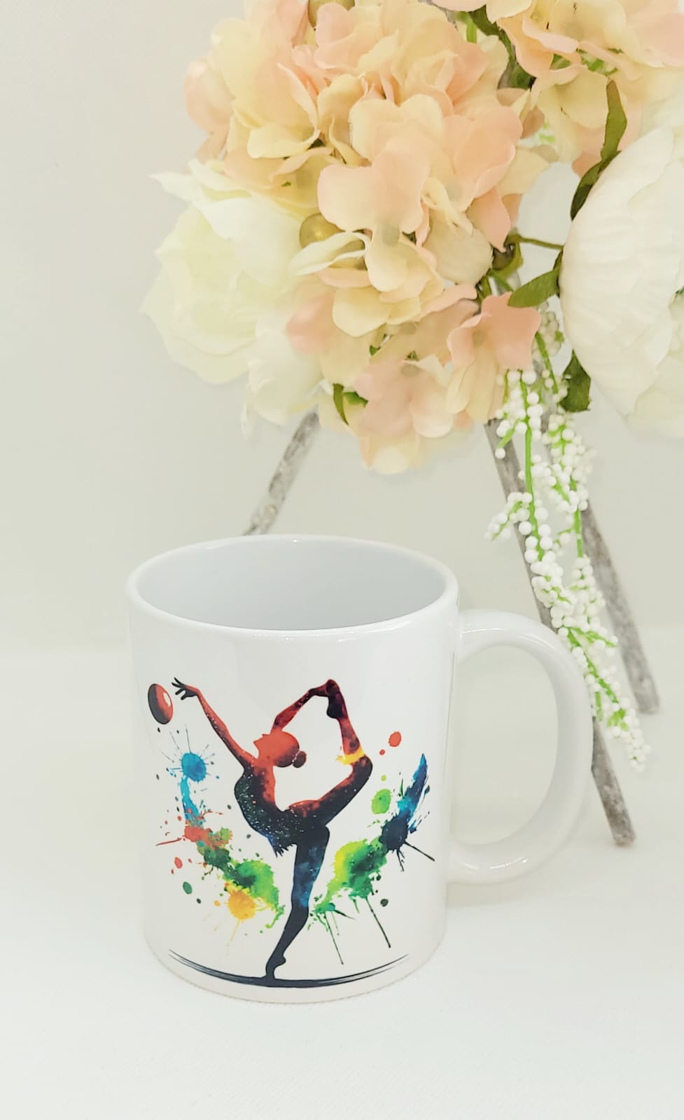 Mug en céramique - gymnastique rythmique - Ruban/Ballon