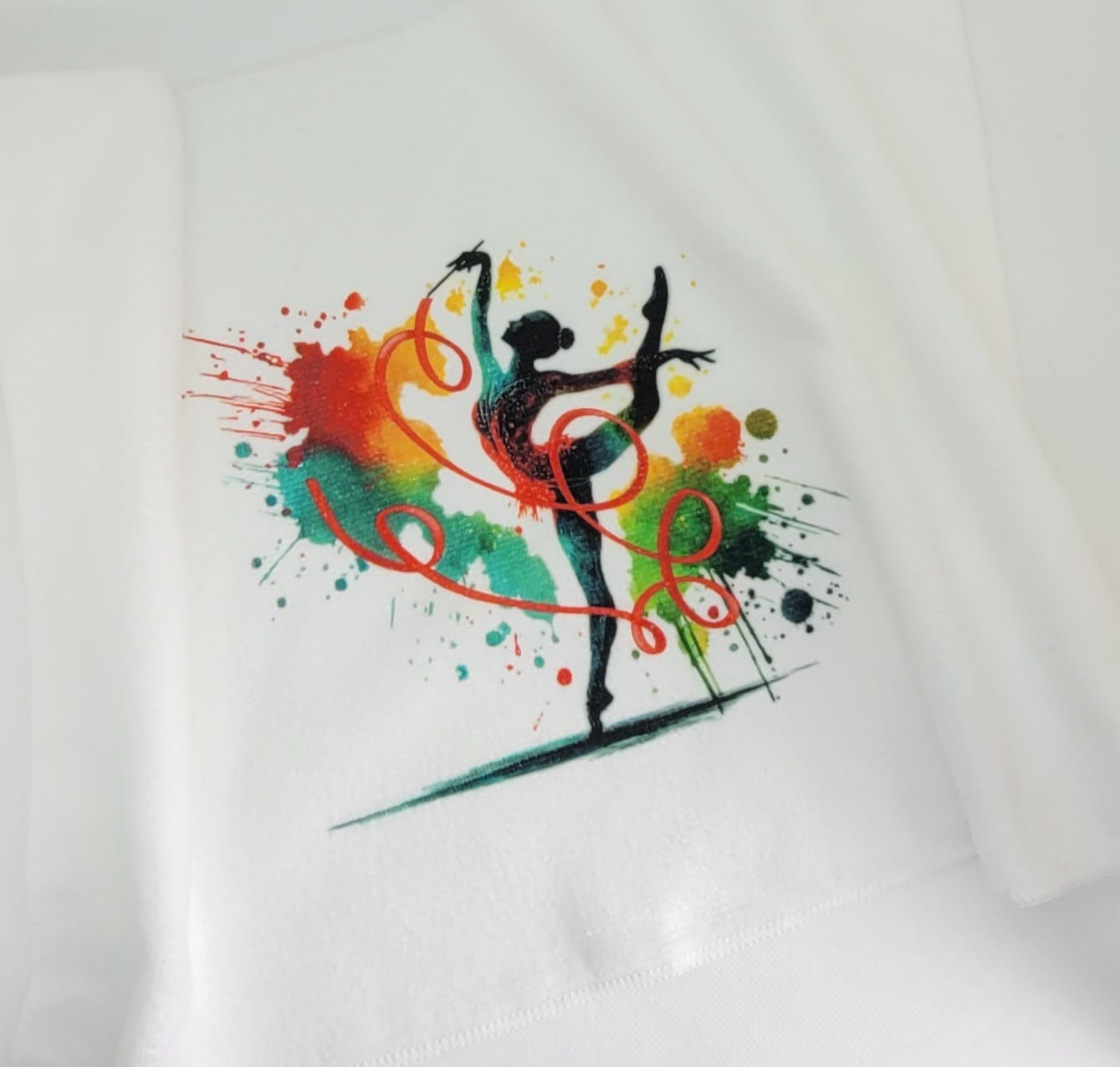 Gymnastique Rythmique - Serviette microfibre 30x50 cm - Ruban