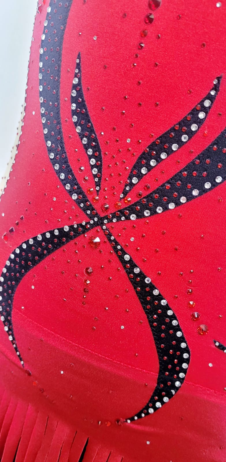 Rhythmic Gymnastics - Leotard - Red and Black - Second Hand