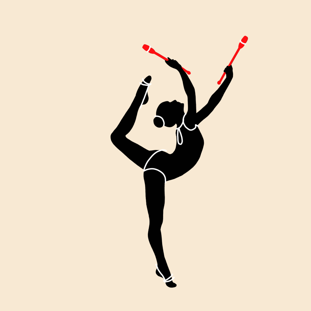 Gymnastique Rythmique - Bouteille personnalisable - 500 ml - Effet Bois - I love Gym