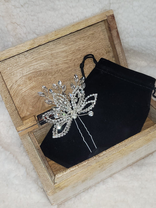 Gymnastique Rythmique - Epingle à chignon en strass - Fleurs perles de cristal