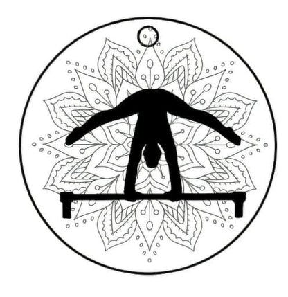 Gymnastique - Porte-clés gravé personnalisable