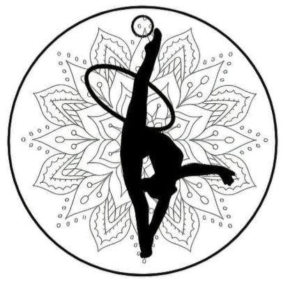 Gymnastique - Porte-clés gravé personnalisable