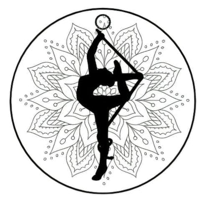 Gymnastique - Porte-clés gravé personnalisable