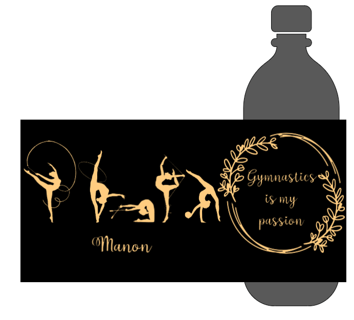Rhythmic Gymnastics - Customizable Bottle - 500 ml