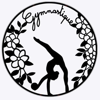 Gymnastique Rythmique - Suspension en bois  - personnalisable
