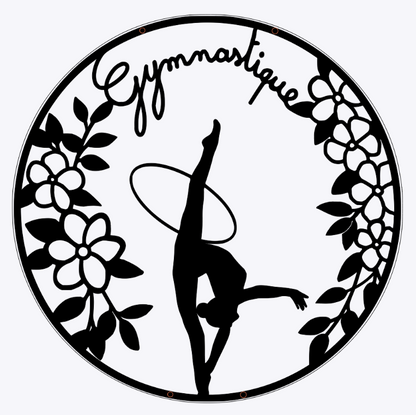 Gymnastique Rythmique - Suspension en bois  - personnalisable