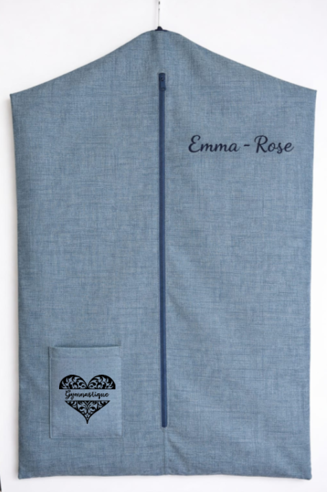 Gymnastique - Housse de protection pour justaucorps en coton enduit - personnalisable