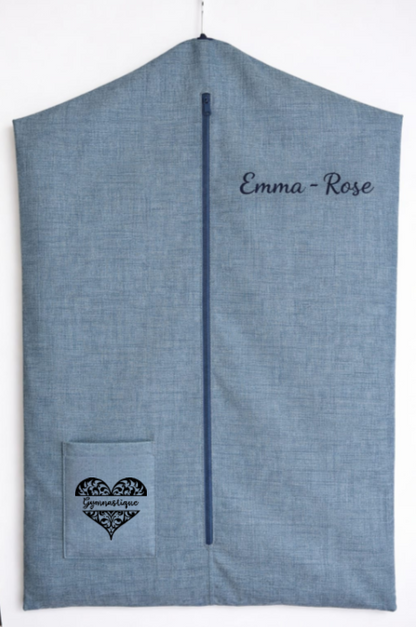 Gymnastique - Housse de protection pour justaucorps en coton enduit - personnalisable