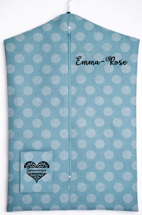 Gymnastique - Housse de protection pour justaucorps en coton enduit - personnalisable