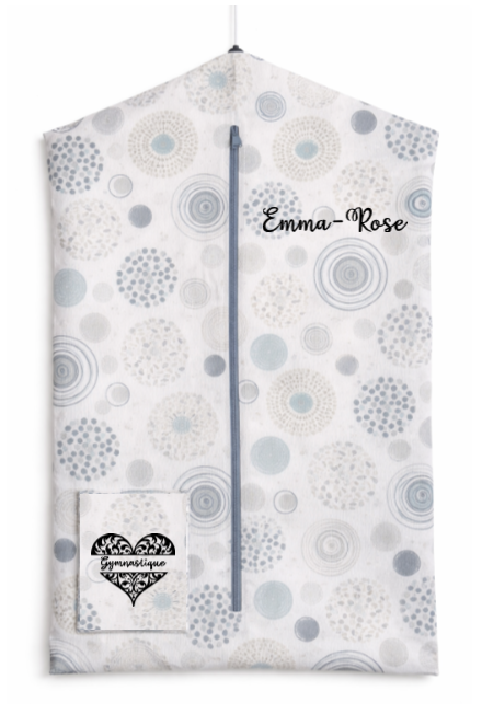 Gymnastique - Housse de protection pour justaucorps en coton enduit - personnalisable