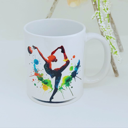 Mug en céramique - gymnastique rythmique - Ruban/Ballon