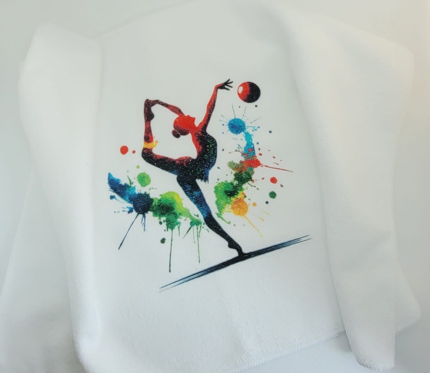 Gymnastique Rythmique - Serviette microfibre 30x50 cm - Ballon