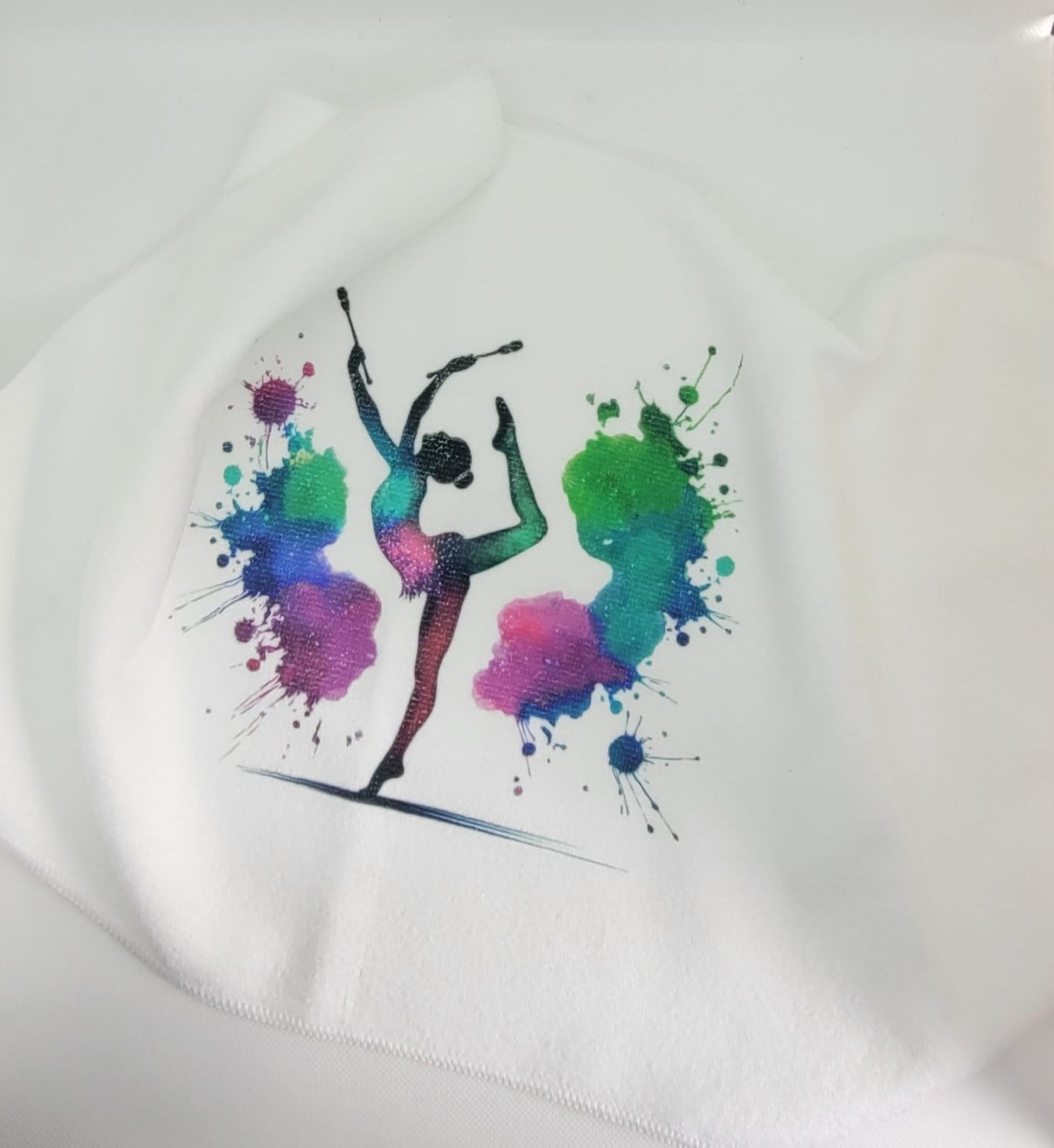 Gymnastique Rythmique - Serviette microfibre 30x50 cm - Massues