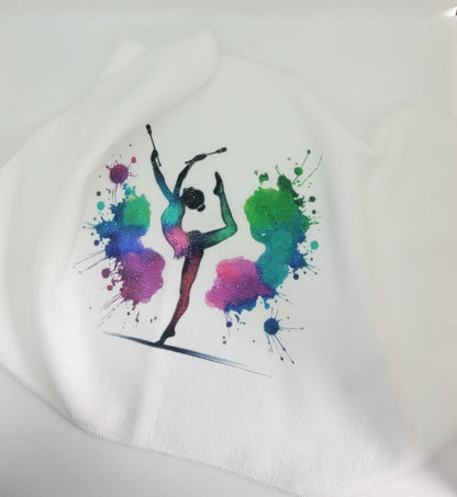 Gymnastique Rythmique - Serviette microfibre 30x50 cm - Massues