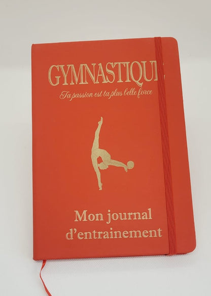 Gymnastique Rythmique - Journal d'entrainement  A5 - Rouge
