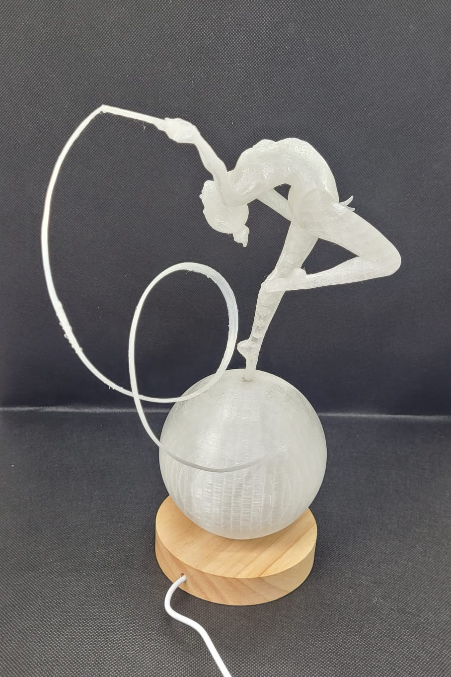 Lampe LED gymnastique rythmique – impression 3D écoresponsable