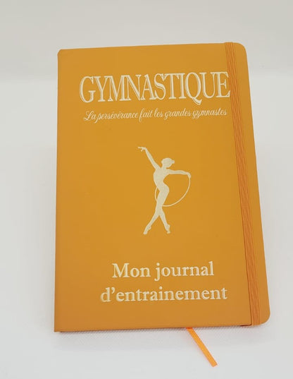 Gymnastique Rythmique - Journal d'entrainement A5 - Orange