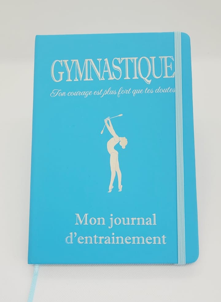 Gymnastique Rythmique - Journal d'entrainement A5 - Bleu