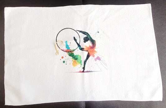 Gymnastique Rythmique - Serviette microfibre 30x50 cm - Cerceau