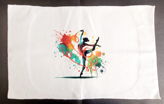 Gymnastique Rythmique - Serviette microfibre 30x50 cm - Ruban