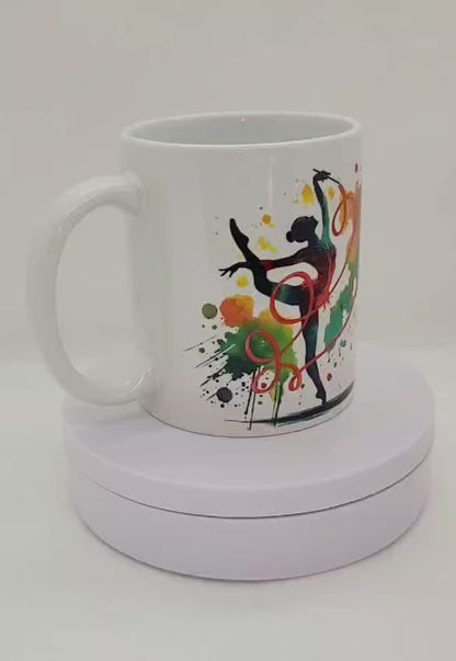 Mug en céramique - gymnastique rythmique - Ruban/Ballon