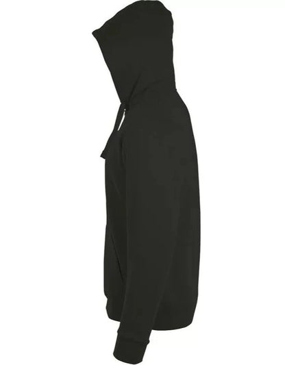 Sweat Zippé à capuche unisexe - Noir - personnalisable prénom